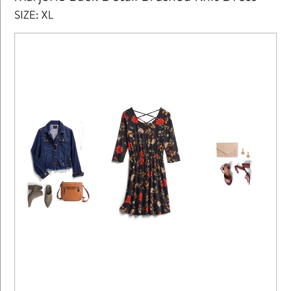 French Grey Dress-Black - Picture 2 of 2